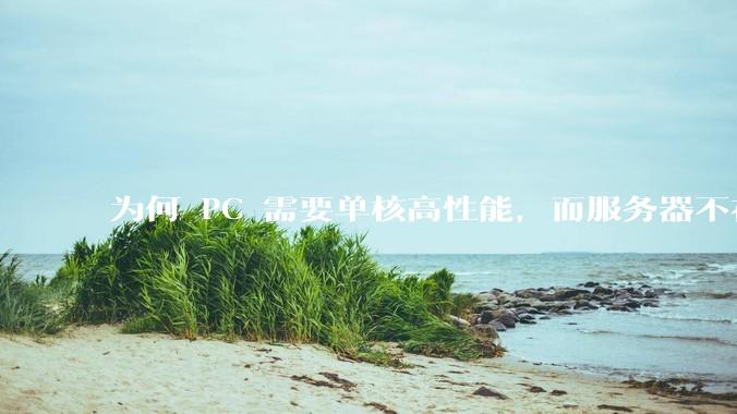 为何 PC 需要单核高性能，而服务器不在乎？