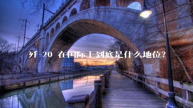 歼-20 在国际上到底是什么地位？